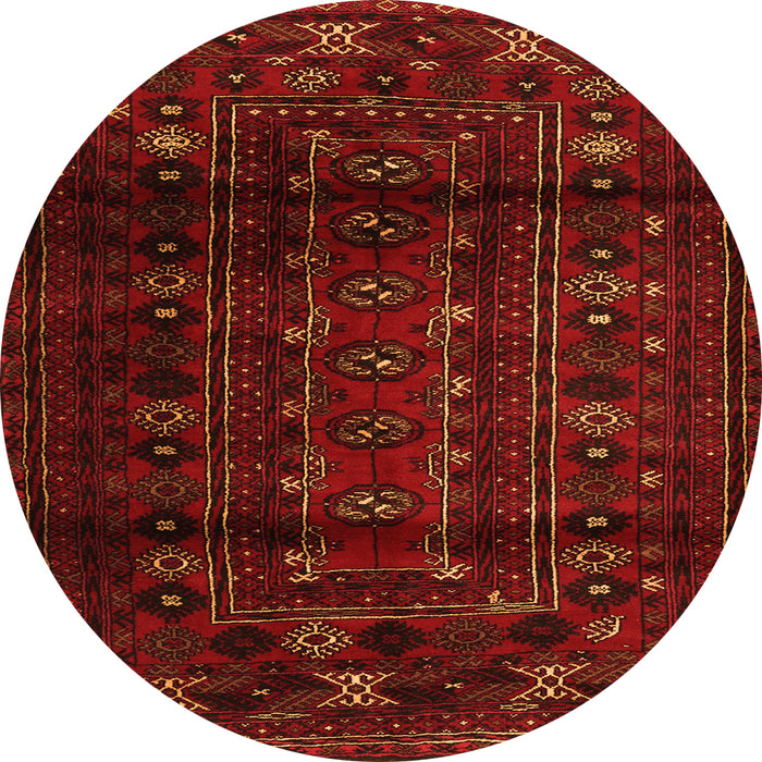 Square Persian Orange Traditional Rug, tr2427org