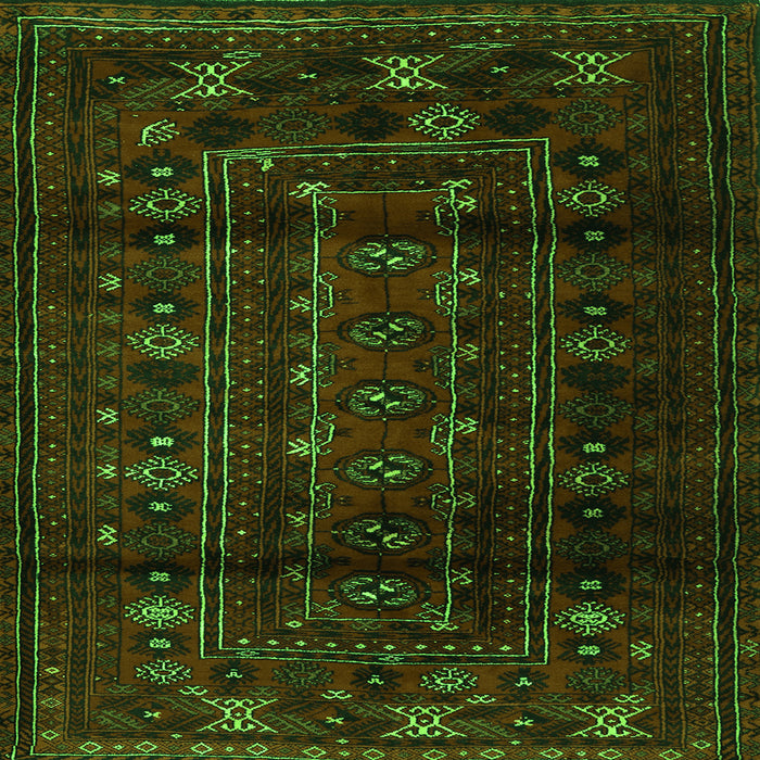 Serging Thickness of Persian Green Traditional Rug, tr2427grn