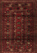 Machine Washable Persian Brown Traditional Rug, wshtr2427brn