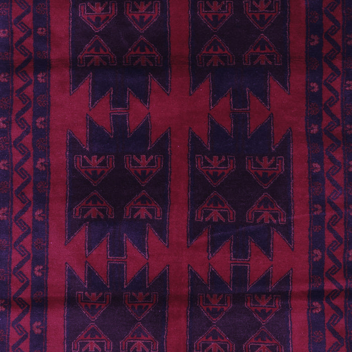 Machine Washable Persian Purple Traditional Area Rugs, wshtr2428pur