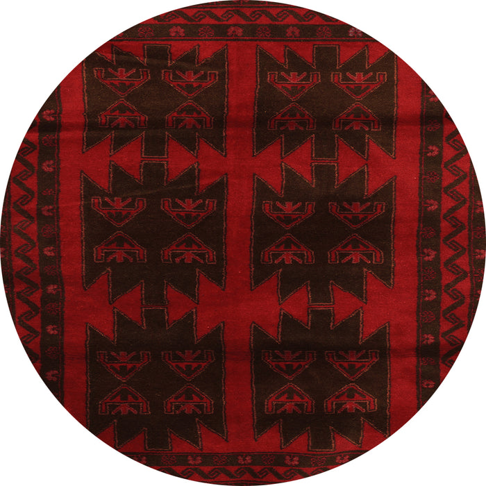 Square Persian Orange Traditional Rug, tr2428org