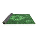 Sideview of Persian Emerald Green Traditional Rug, tr2429emgrn