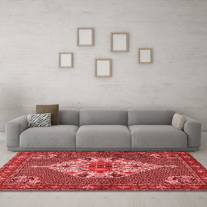 Traditional Red Washable Rugs