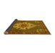 Sideview of Persian Yellow Traditional Rug, tr2429yw