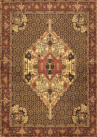 Persian Brown Traditional Rug, tr2429brn