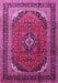 Medallion Pink Traditional Rug, tr242pnk