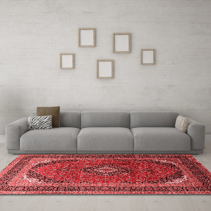 Traditional Red Washable Rugs