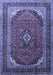 Medallion Blue Traditional Rug, tr242blu