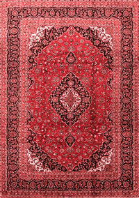 Medallion Red Traditional Rug, tr242red