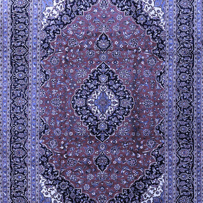 Medallion Blue Traditional Rug, tr242blu