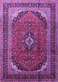 Medallion Purple Traditional Rug, tr242pur