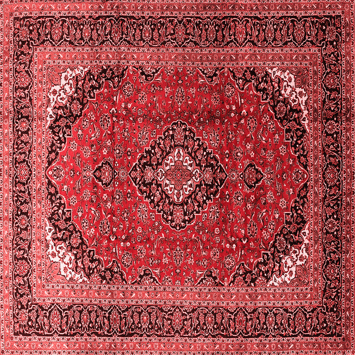 Medallion Red Traditional Rug, tr242red