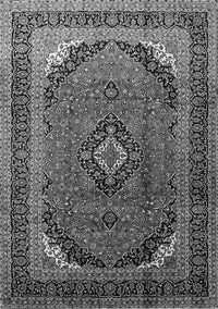 Medallion Gray Traditional Rug, tr242gry