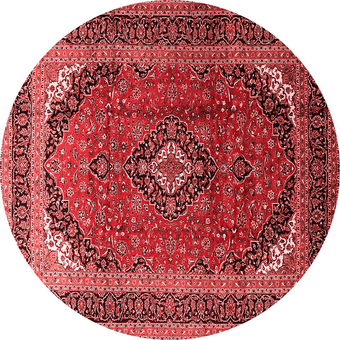 Medallion Red Traditional Rug, tr242red