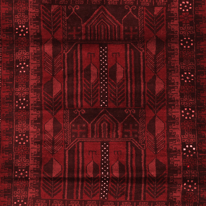 Machine Washable Persian Red Traditional Rug, wshtr2430red
