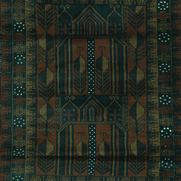 Persian Turquoise Traditional Rug, tr2430turq