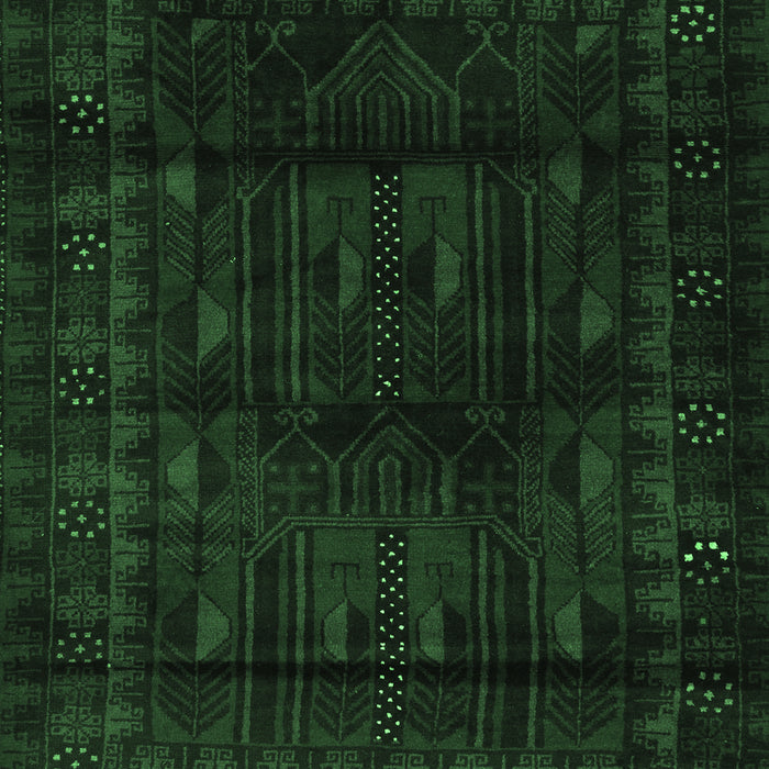 Machine Washable Persian Emerald Green Traditional Area Rugs, wshtr2430emgrn