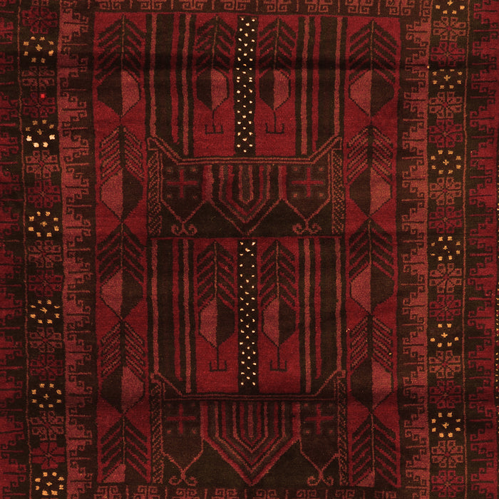 Serging Thickness of Machine Washable Persian Orange Traditional Area Rugs, wshtr2430org
