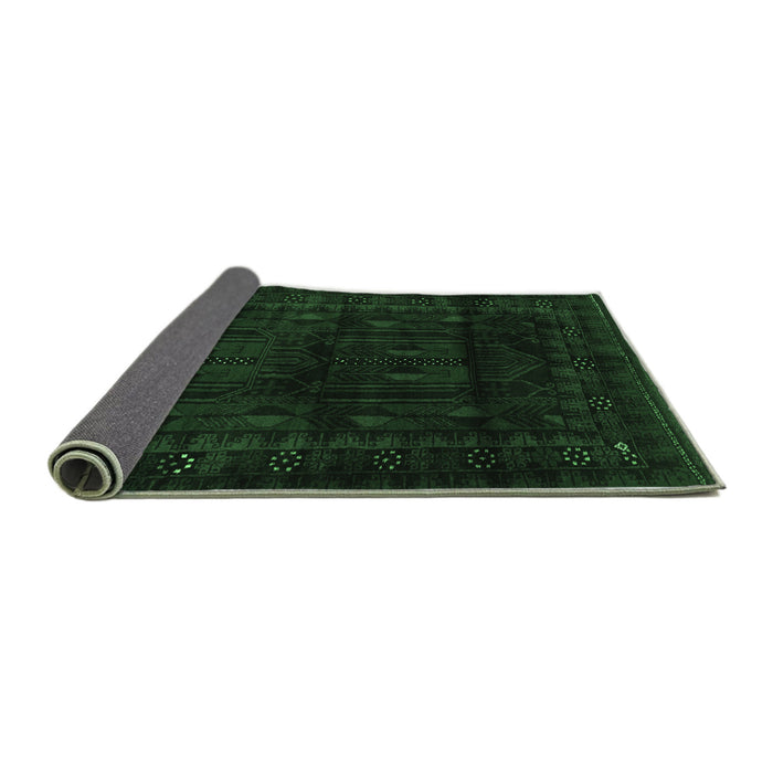 Sideview of Persian Emerald Green Traditional Rug, tr2430emgrn