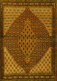 Persian Yellow Traditional Rug, tr2432yw