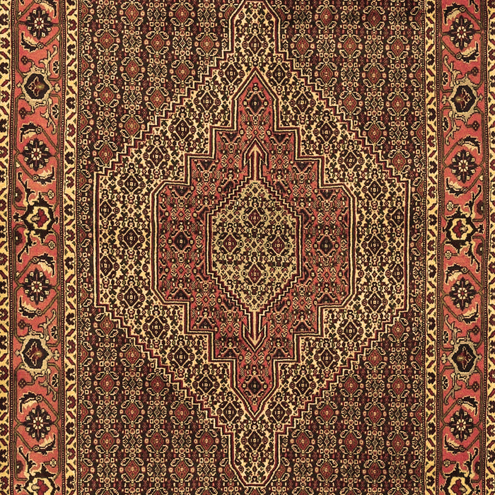 Machine Washable Persian Brown Traditional Rug, wshtr2433brn