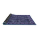 Sideview of Persian Blue Traditional Rug, tr2433blu