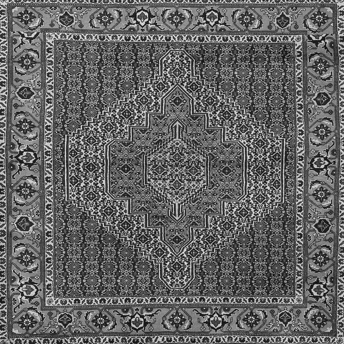 Serging Thickness of Persian Gray Traditional Rug, tr2433gry