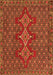 Persian Orange Traditional Rug, tr2434org