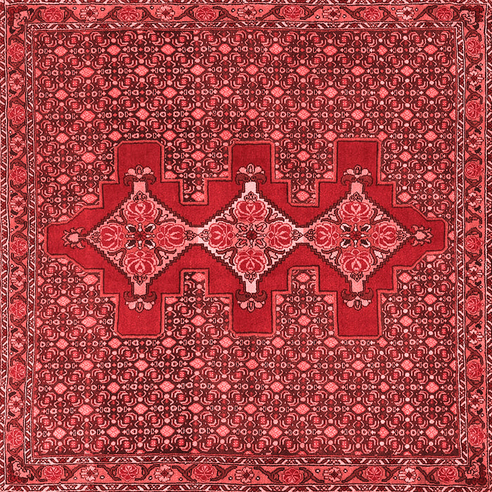 Machine Washable Persian Red Traditional Rug, wshtr2434red