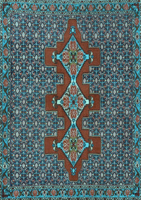 Persian Light Blue Traditional Rug, tr2434lblu