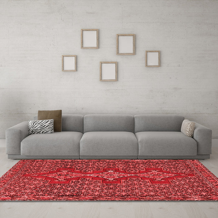 Traditional Red Washable Rugs