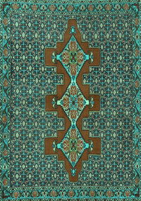 Persian Turquoise Traditional Rug, tr2434turq