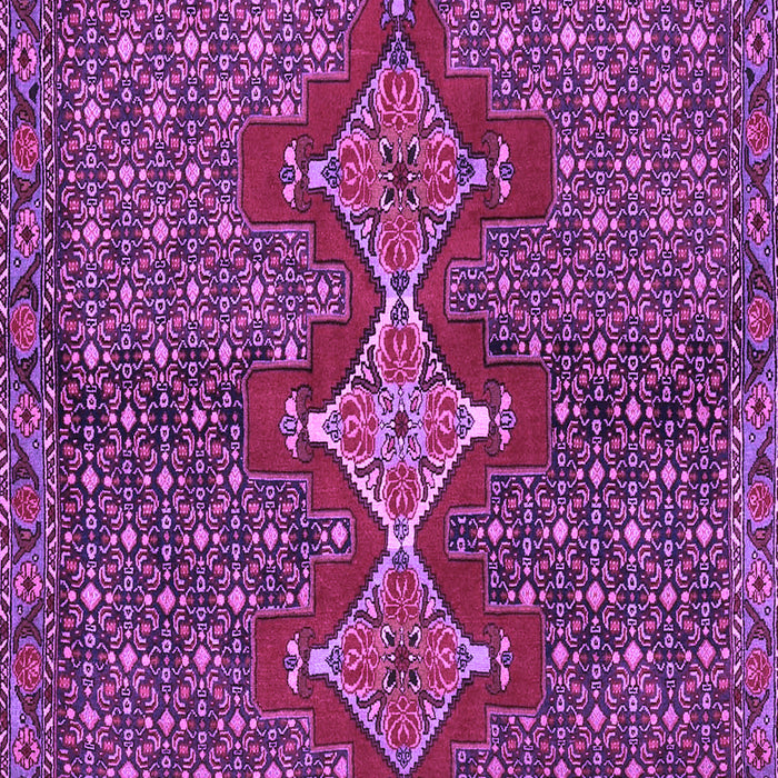 Machine Washable Persian Purple Traditional Area Rugs, wshtr2435pur