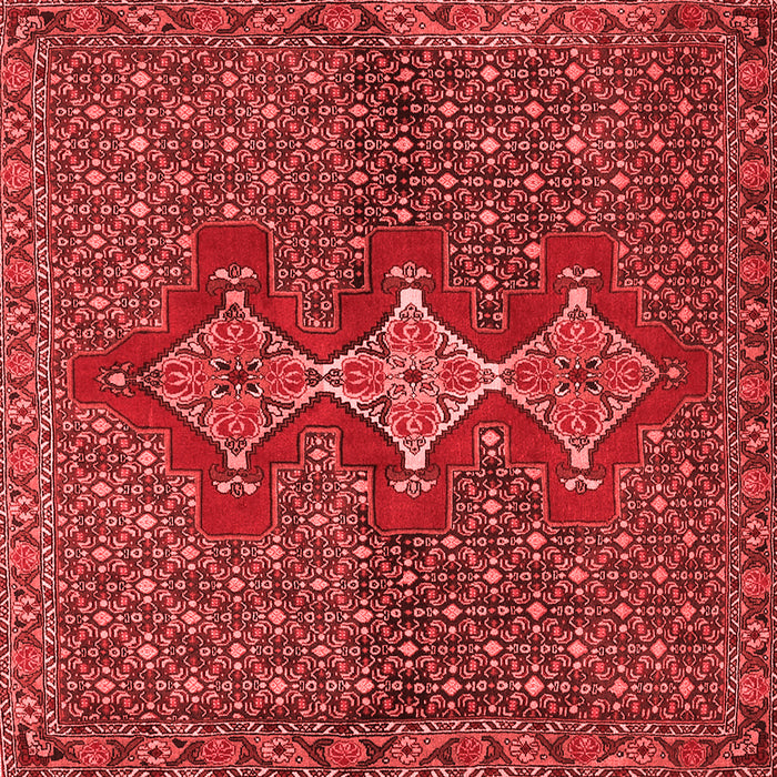 Machine Washable Persian Red Traditional Rug, wshtr2435red