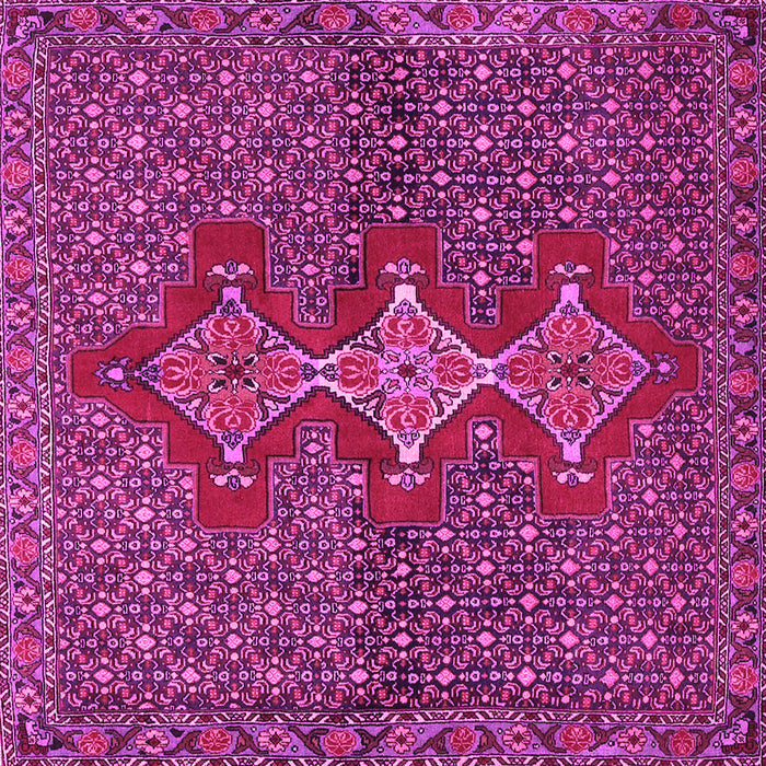 Square Persian Pink Traditional Rug, tr2435pnk
