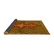 Sideview of Persian Yellow Traditional Rug, tr2435yw