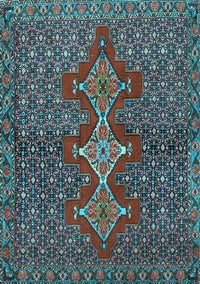 Persian Light Blue Traditional Rug, tr2435lblu