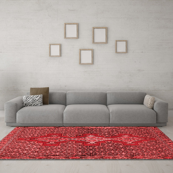 Traditional Red Washable Rugs