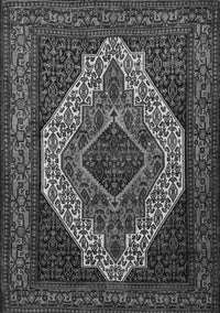 Medallion Gray Traditional Rug, tr2436gry