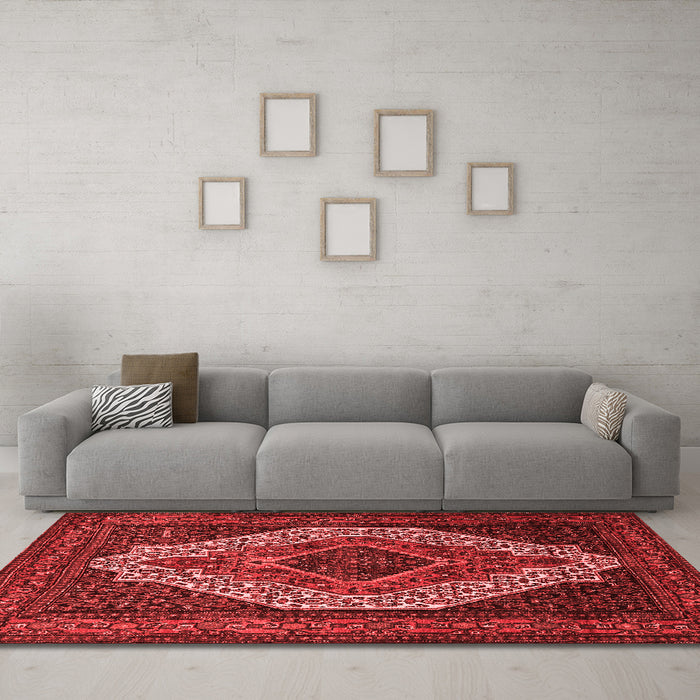 Traditional Red Washable Rugs