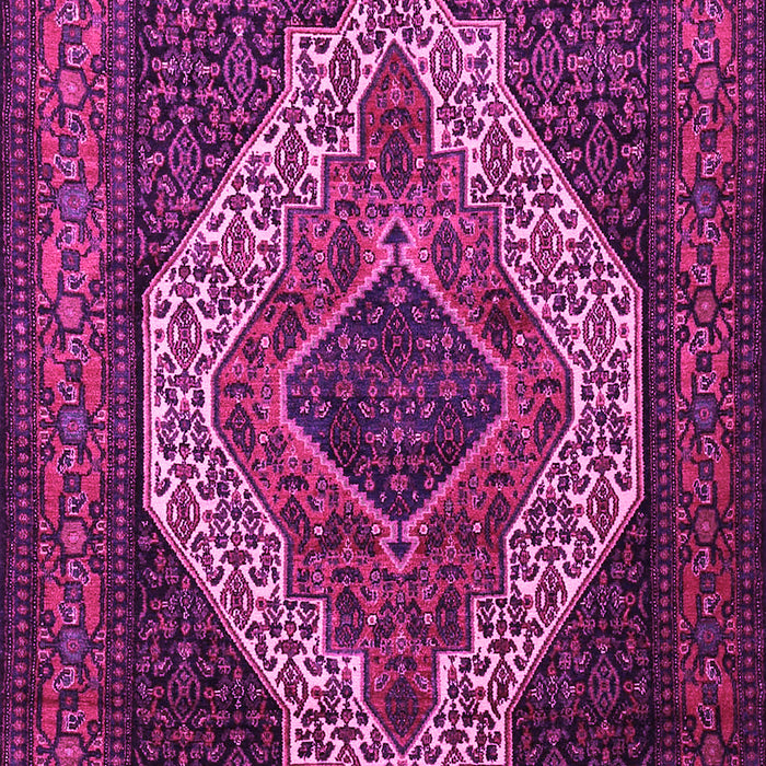 Medallion Pink Traditional Rug, tr2436pnk