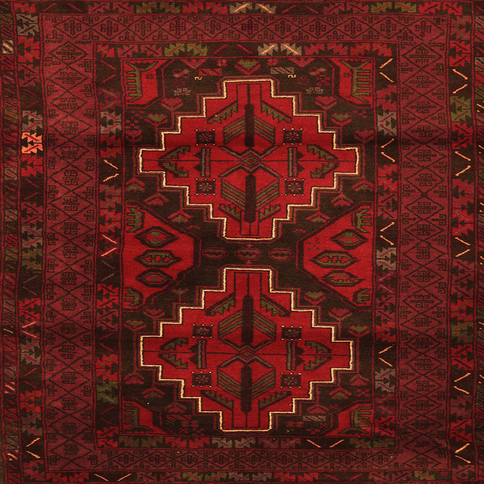 Serging Thickness of Persian Orange Traditional Rug, tr2437org