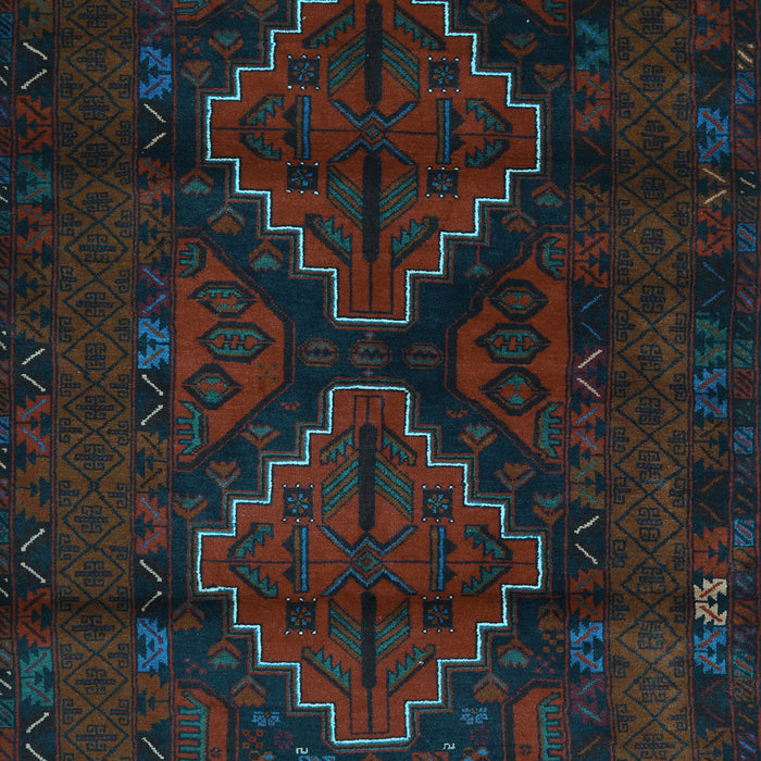 Persian Light Blue Traditional Rug, tr2437lblu