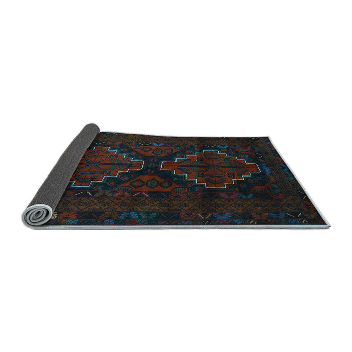 Sideview of Persian Light Blue Traditional Rug, tr2437lblu