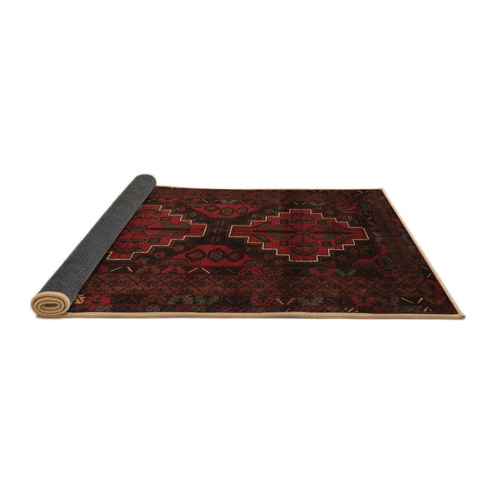 Sideview of Persian Brown Traditional Rug, tr2437brn