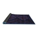 Sideview of Persian Blue Traditional Rug, tr2437blu