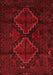Persian Red Traditional Area Rugs