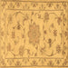 Square Persian Brown Traditional Rug, tr2438brn