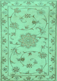 Persian Turquoise Traditional Rug, tr2438turq