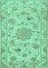 Persian Turquoise Traditional Rug, tr2438turq